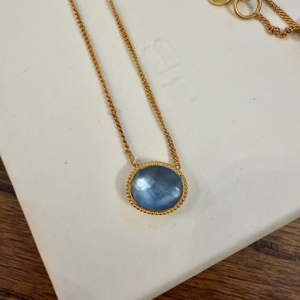NWT - Julie Vos Solitare Necklace